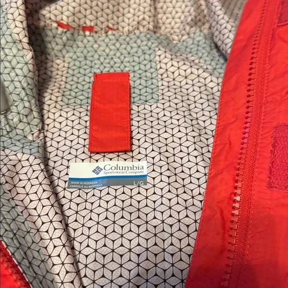 Colombia Rainstormer Jacket packable, lightweight hooded L